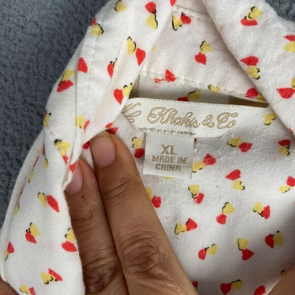 KC Khakis & Co ,Button‎ Women's size XL Shirt  Long Sleeve Floral Lagenlook - Picture 3 of 10